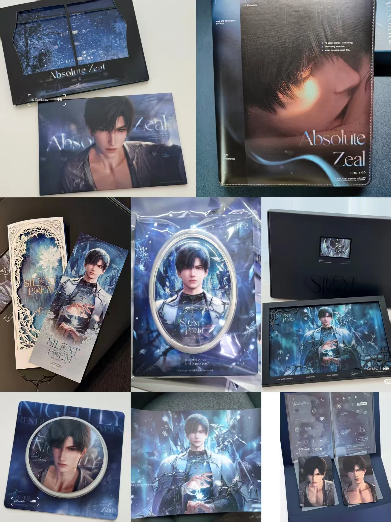 

[Nightly Rendezvous] Official Merchandise Love and Deepspace Zayne Shikishi Schedule Book Card Album Badge Shopping Bag in Stock