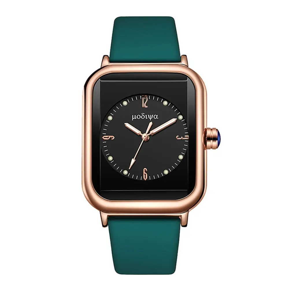 

Повседневные часы в простом стиле с силиконовым ремешком, кварцевые наручные часы, изысканные женские часы