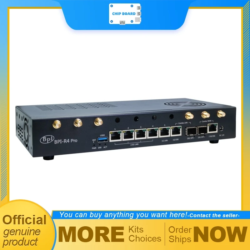 غلاف فولاذي من Banana Pi BPI-R4 PRO، غلاف معدني مصمم للتوافق الكامل مع مجموعات الإضافية BPI-R4 PRO #1