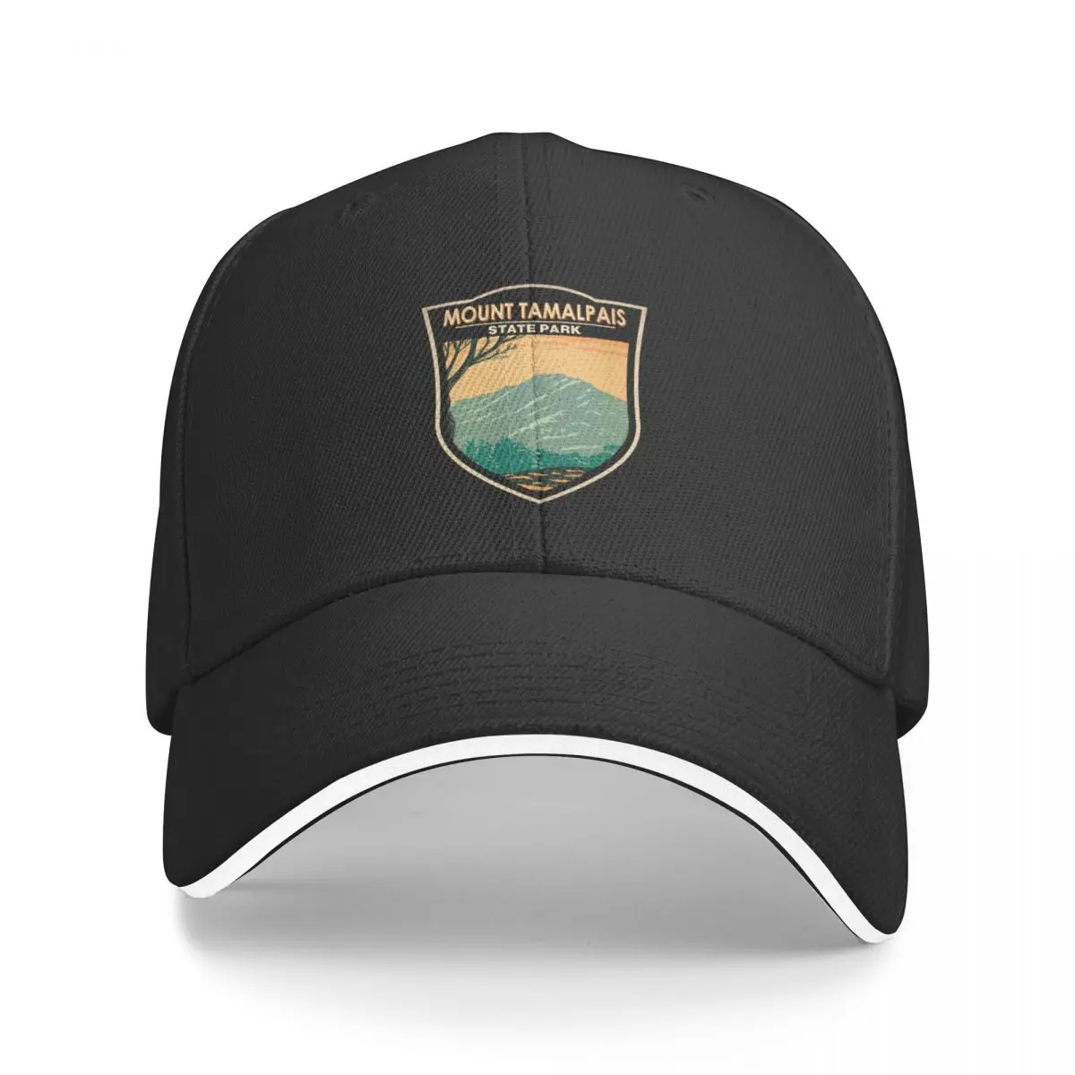 Mount Tamalpais State Park California Badge Baseball Cap Sports Cap funny hat fashionable Caps Women Men's