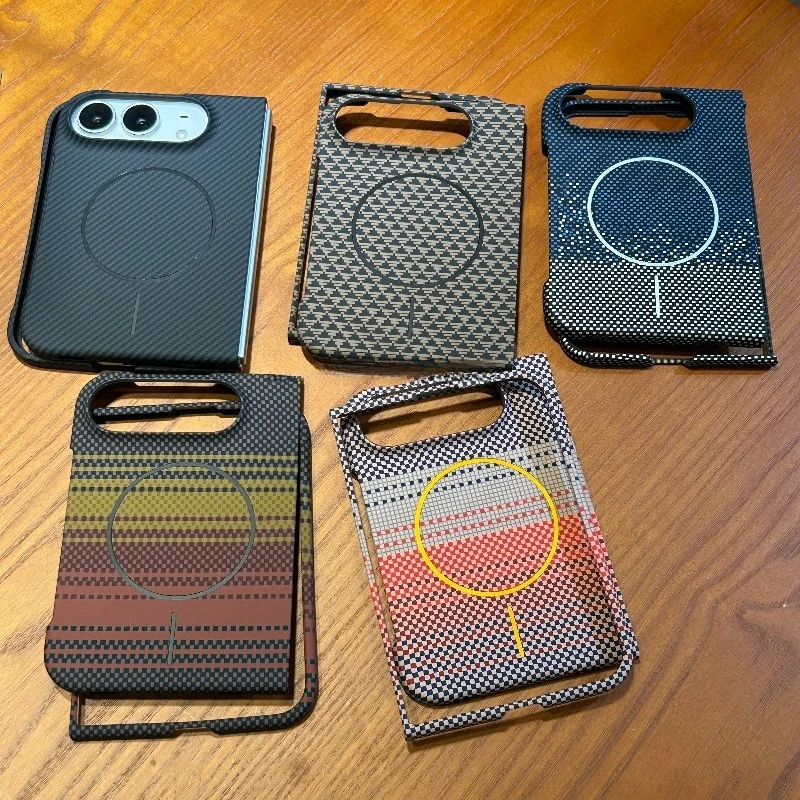 Wireless Charger - غطاء هاتف مغناطيسي نحيف بملمس جلد