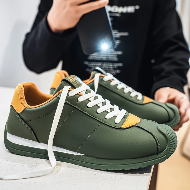 Men's Forrest Gump Shoes Young People's Sports Shoes Casual Versatile Student Sneakers Men Leather Running Shoes