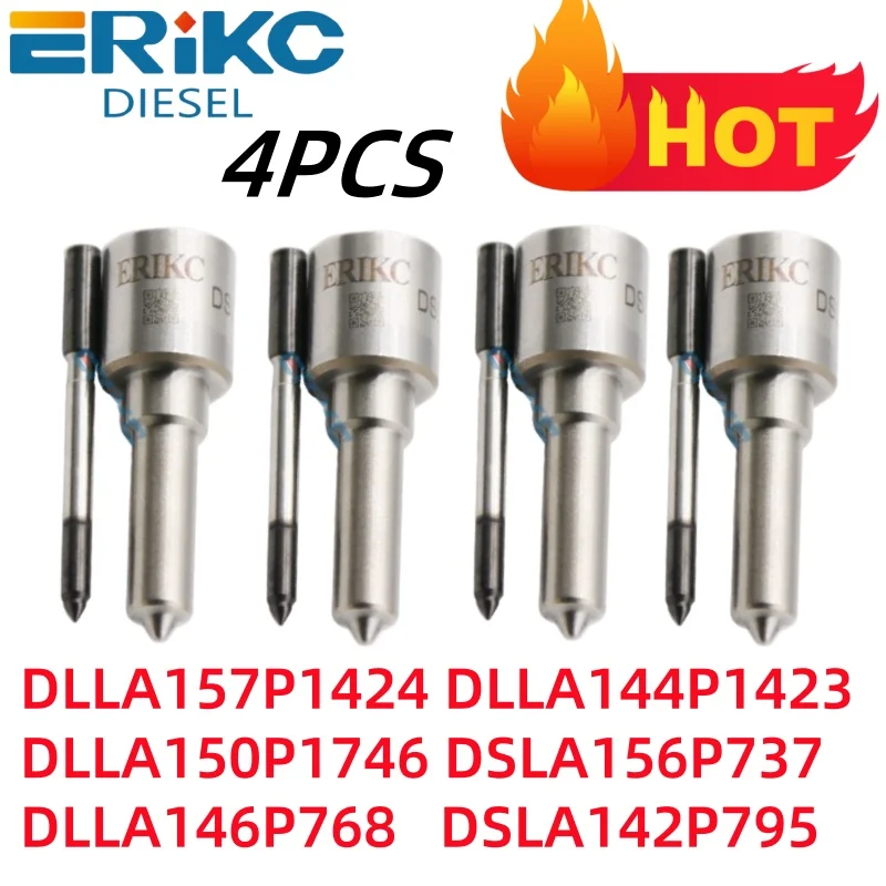 

4PCS DLLA157P1424 DLLA144P1423 DLLA150P1746 DSLA156P737 DLLA146P768 DSLA142P795 For Diesel Common Rail Injector Nozzle