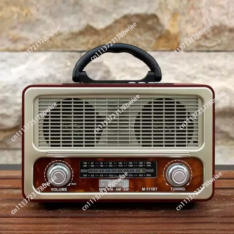 Multifunction Radio Bluetooth USB SD Card Player Three Band Remote Control Audio System HiFi Music Player