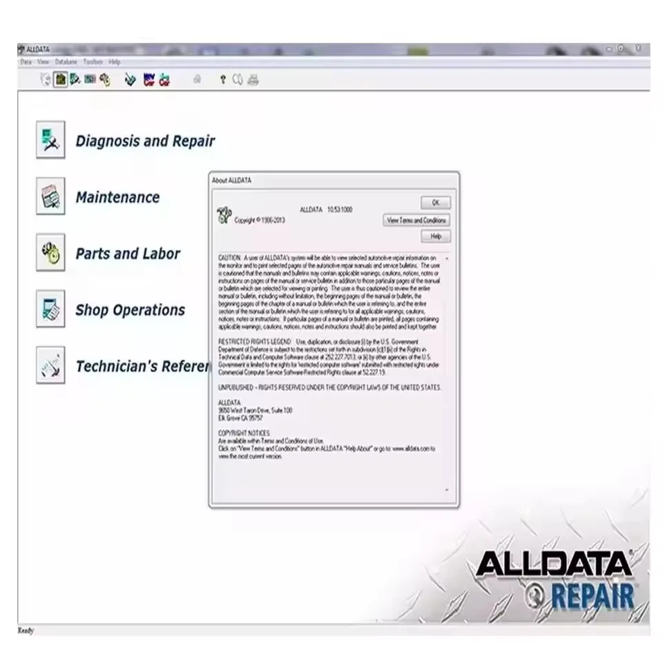 2025 ملحقات السيارات الساخنة أدوات تشخيص السيارات أحدث alldata إصلاح البيانات التلقائية مخطط البرنامج alldata 10.53 برنامج Alldata