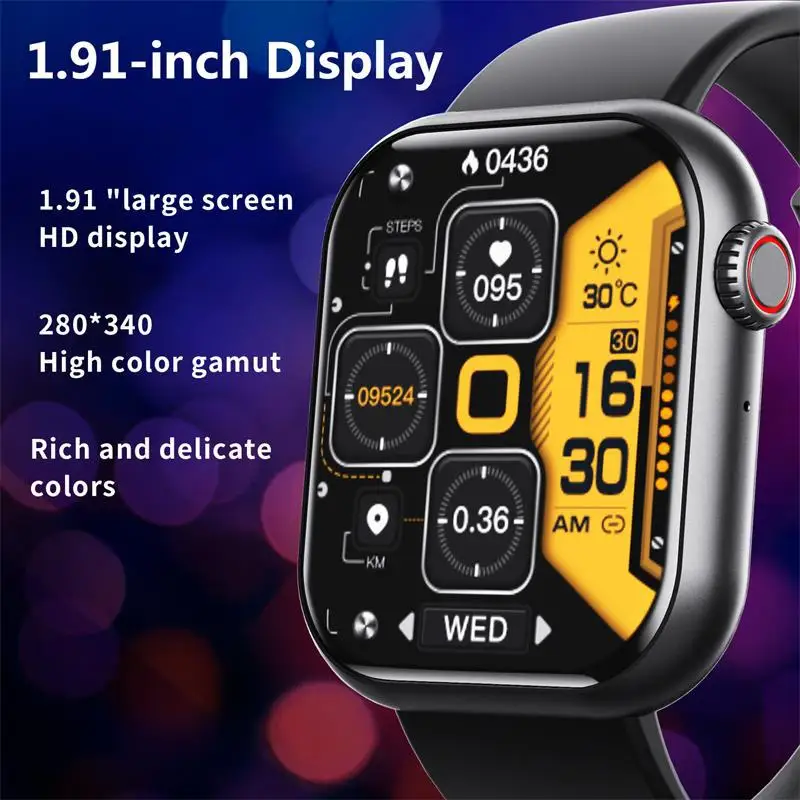 

F57 Smart Watch Bluetooth Call Heart Rate Body Temperature Voice Assistant Smart Bracelet Sports Watch