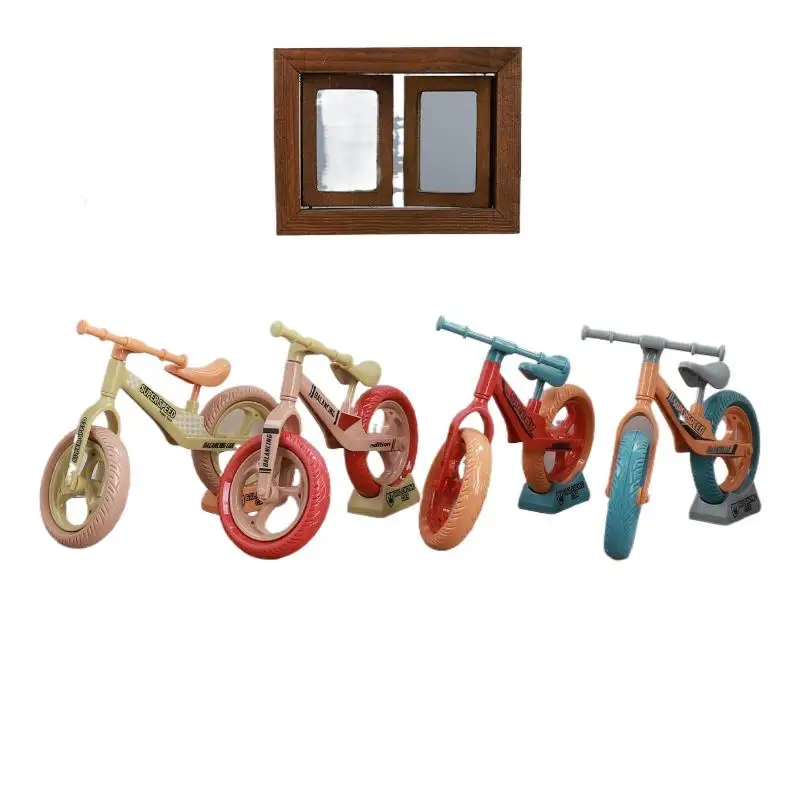 1 Uds. Divertido modelo de bicicleta de montaña 3D, accesorios para casa de muñecas para muñeca V1 V2 de 17cm, adorno creativo de moda para bicicleta