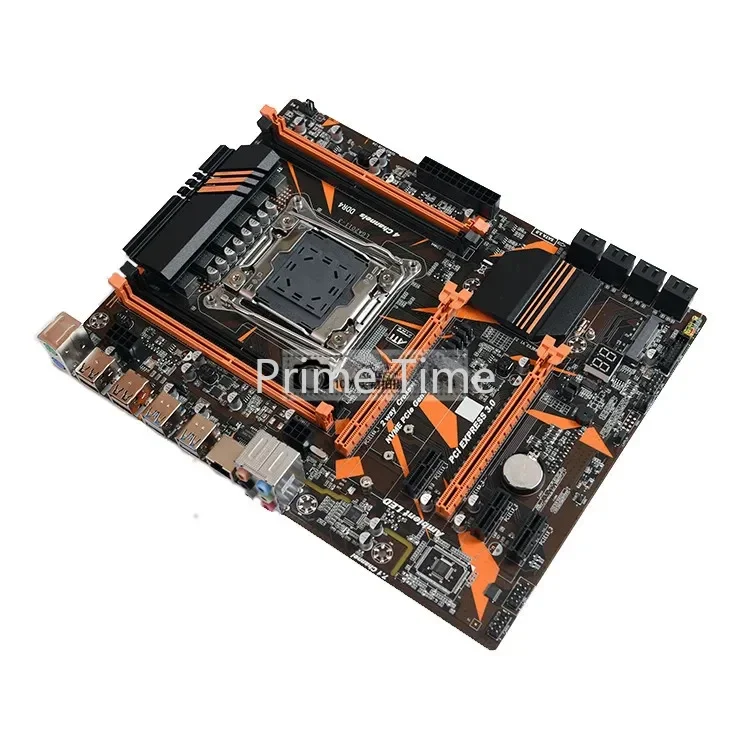 New X99 Motherboard DDR4 Server Memory E5-2680 2678v3 2011-3 Pin CPU Board Game Set