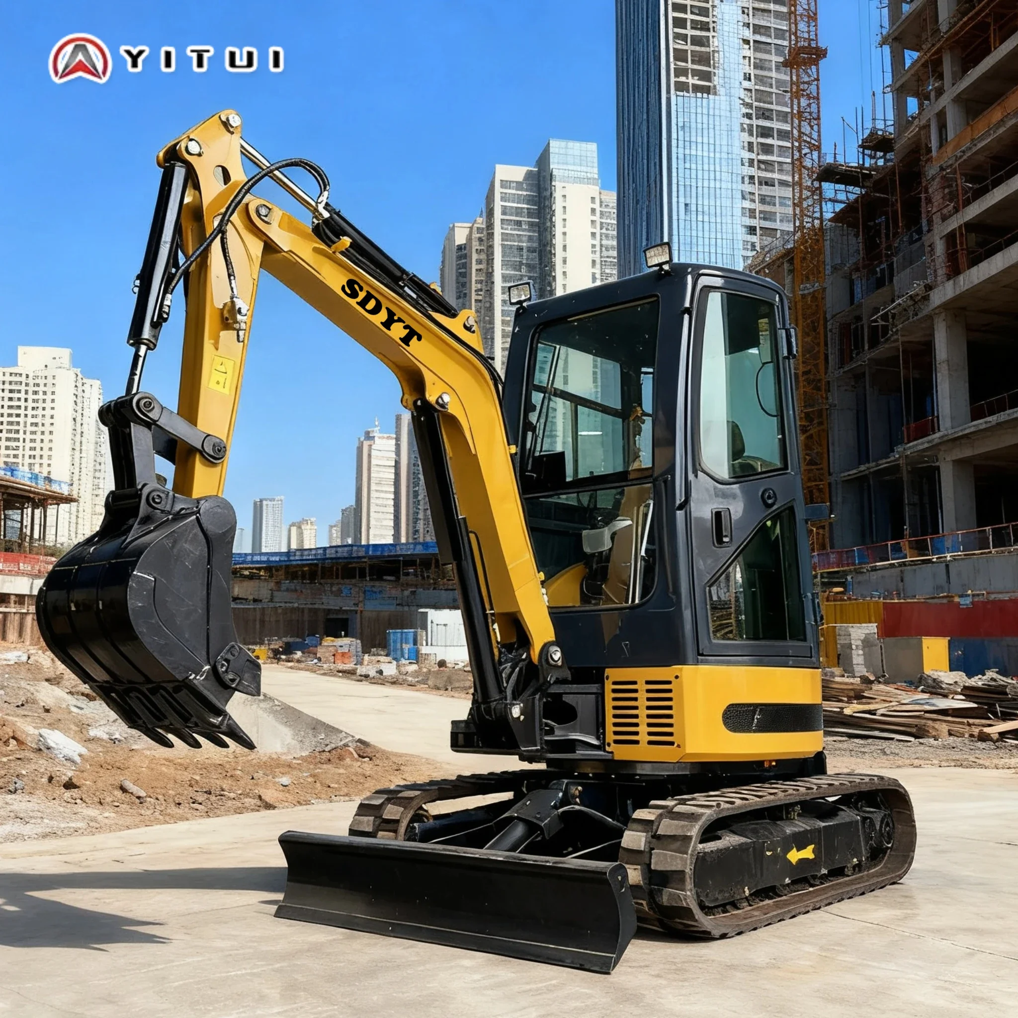 Epa Kubota حفارة صغيرة مخصصة 2.6 طن حفار صغير يمكن تثبيت الكابينة وحفارة صغيرة لتكييف الهواء