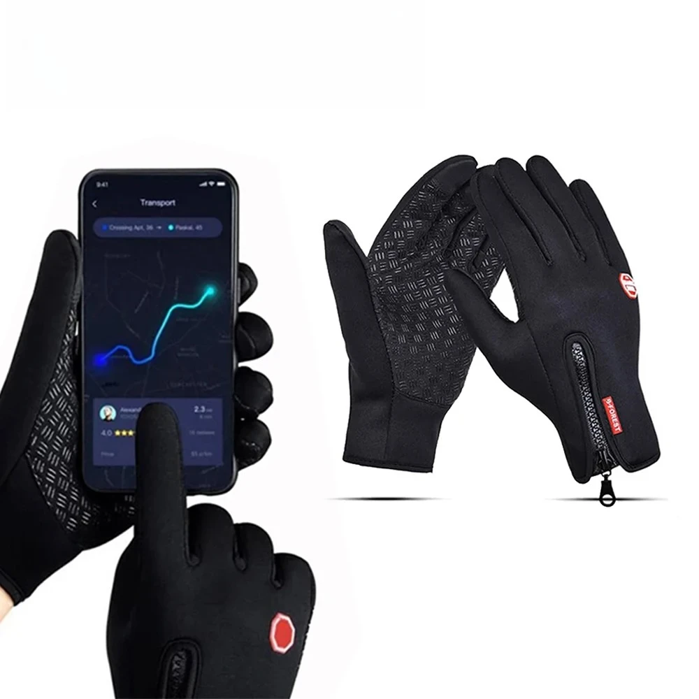

Waterproof Winter Gloves Men Women for Xiaomi/Ninebot/Kugoo Cycling Warm Tactical Gloves Touchscreen Snowboard Non-slip Gloves