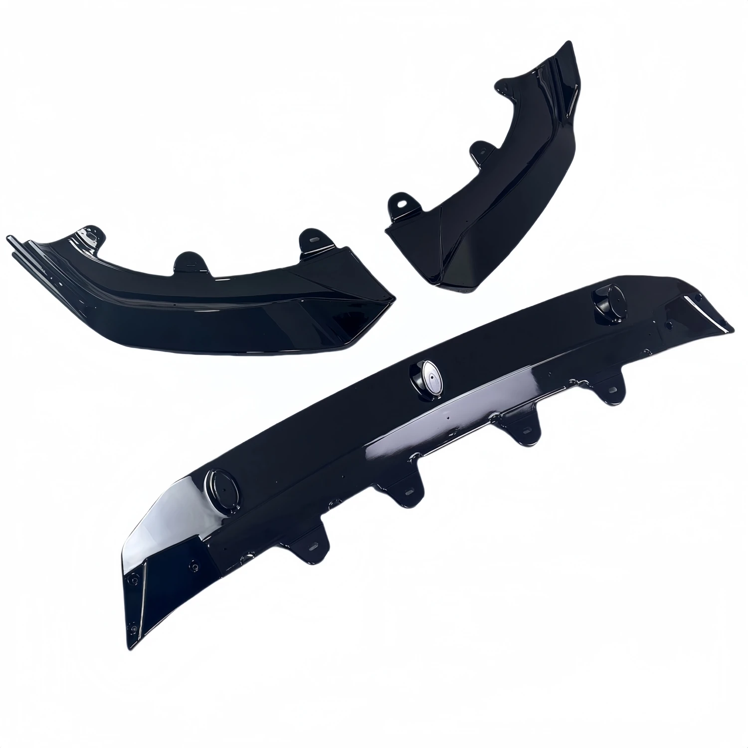 MP Stijl Glanzend Zwart Voorbumper Lip Splitter Voor BMW X3 G01 X4 G02 IX3 G08 25d 30d M40i M40d M Sport 2022-2024 Facelift Tuning