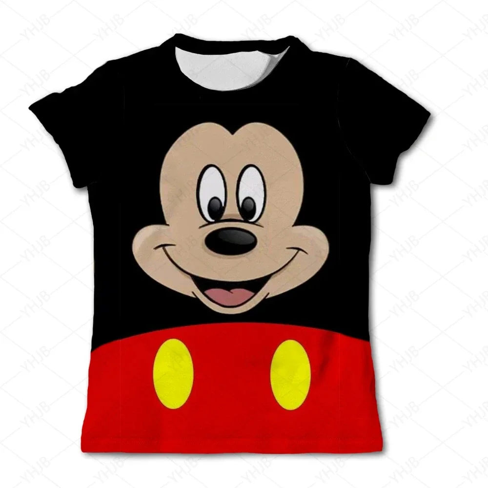 Mickey Mouse T Shirt Boys Print Children Boys Harajuku Mickey T Shirt Summer Kids Short Sleeve Girls Tshirt Cartoon Baby T-Shirt