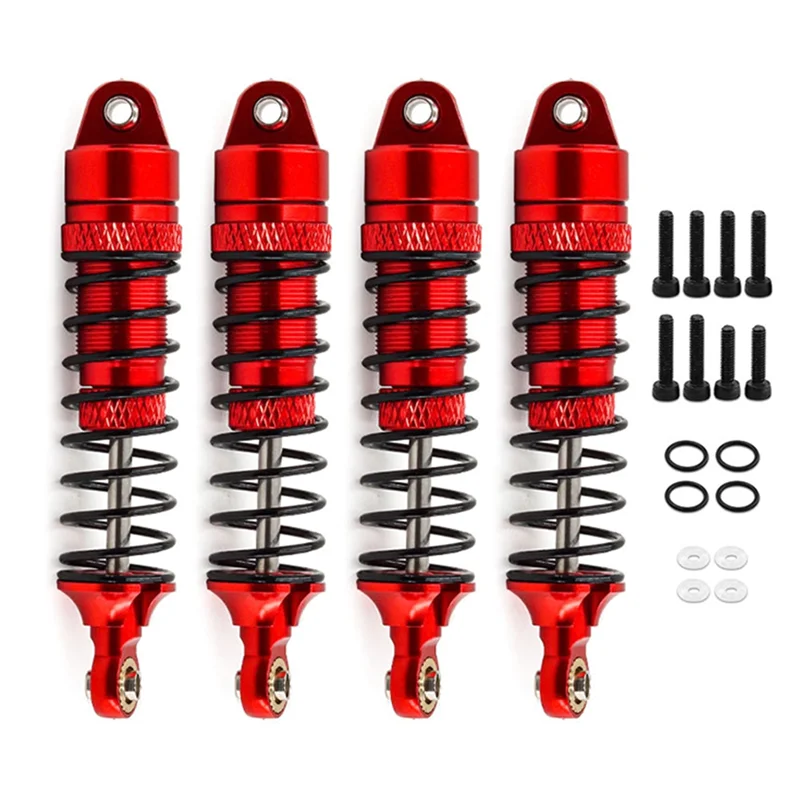 RC سيارة ترقية الجبهة الخلفية الصدمات امتصاص الصدمات المثبط عدة ل TRAXXAS 1/18 Latrax # 7665 D90 RC ملحقات ترقية السيارة-Y44A