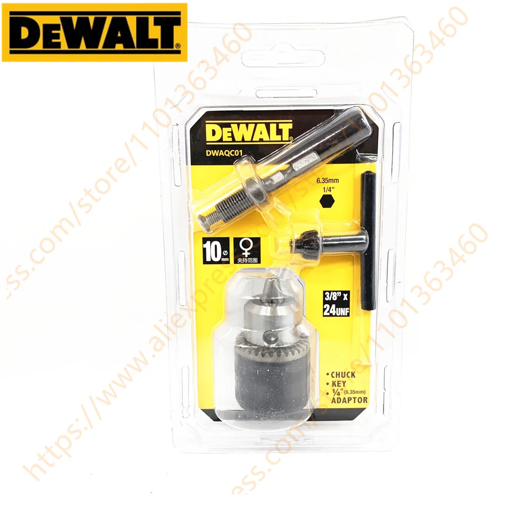 

DEWALT Keyed chuck driver with SDS adapter Hexagonal handle Drill chuck 1/4 Hexagonal socket chuck converter