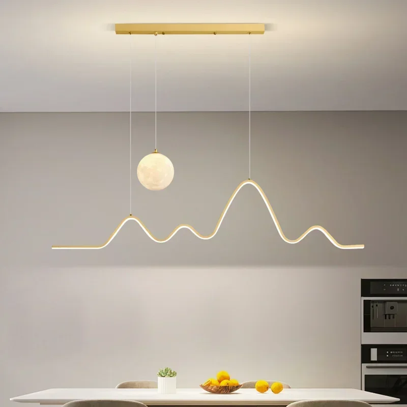 Lámpara Led colgante para mesa de comedor, iluminación moderna de diseño para decoración de comedor, cocina, Bar, 2023