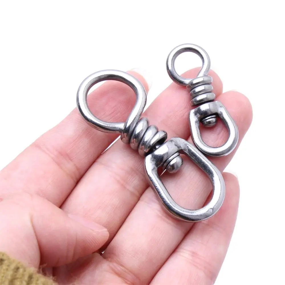 Anillos en forma de 8 de acero inoxidable – Conexión universal pesca