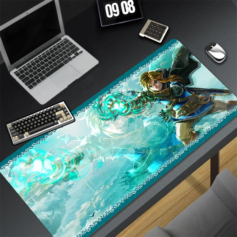 Computer Gaming Accessories Fun HD Mousepad Office PC Mouse Pad L-legend of Z-zelda Keyboard Pad Desk Decoracion Anime Desk Mat