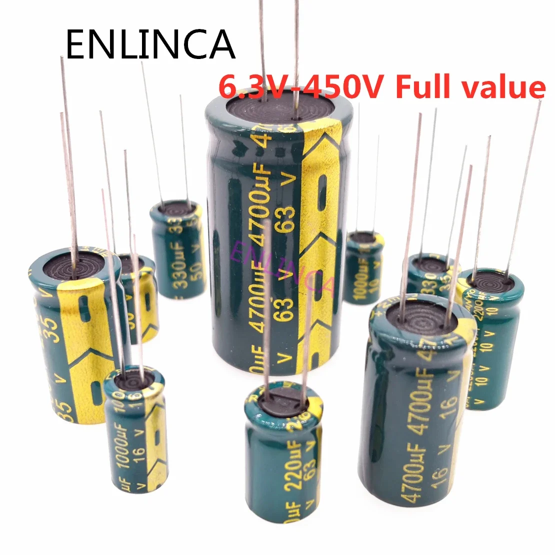 High Frequency Electrolytic Capacitor 16V 25V 35V 50V 63V 100V 200V 400V 20% 100UF 220UF 330UF 470UF 680UF 1000UF 2200UF 3300UF