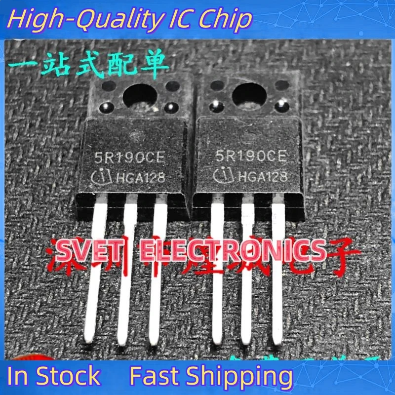 10PCS-50PCS  5R190CE IPA50R190CE TO-220F MOS550V 63A  Original In Stock   Can Be Purchased