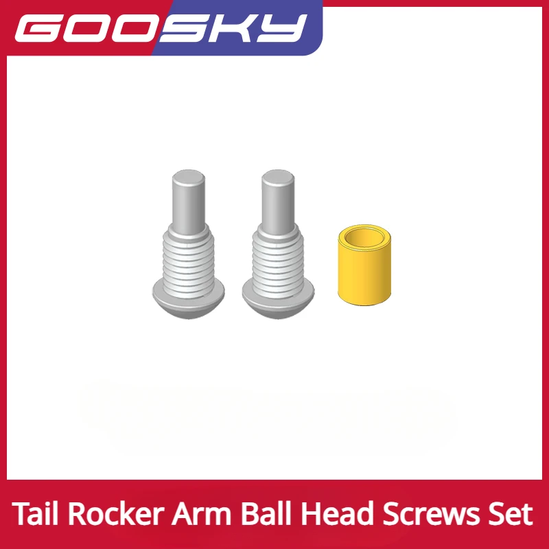 GOOSKY RS7 RC Model Helicopter Spare Parts Tail Rocker Arm Ball Head Screws Set