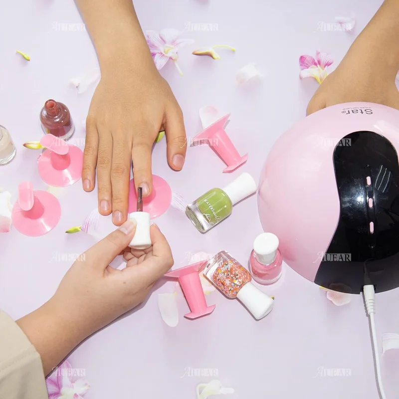 Support de doigt en plastique, 10 paquets, Support de repos pour Nail Art, Design, Salon de peinture