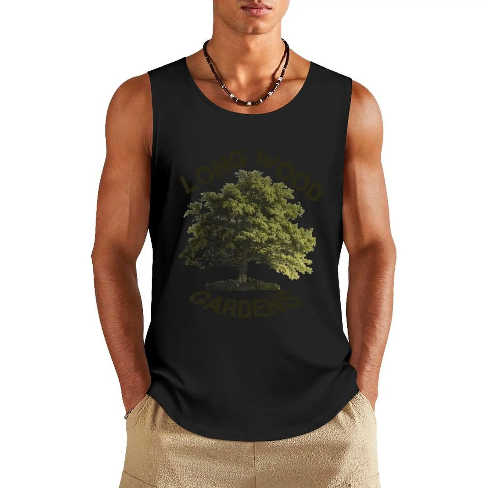 

Longwood Gardens Tank Top Sportswear for men Men sleeveless tee Man summer clothes Top