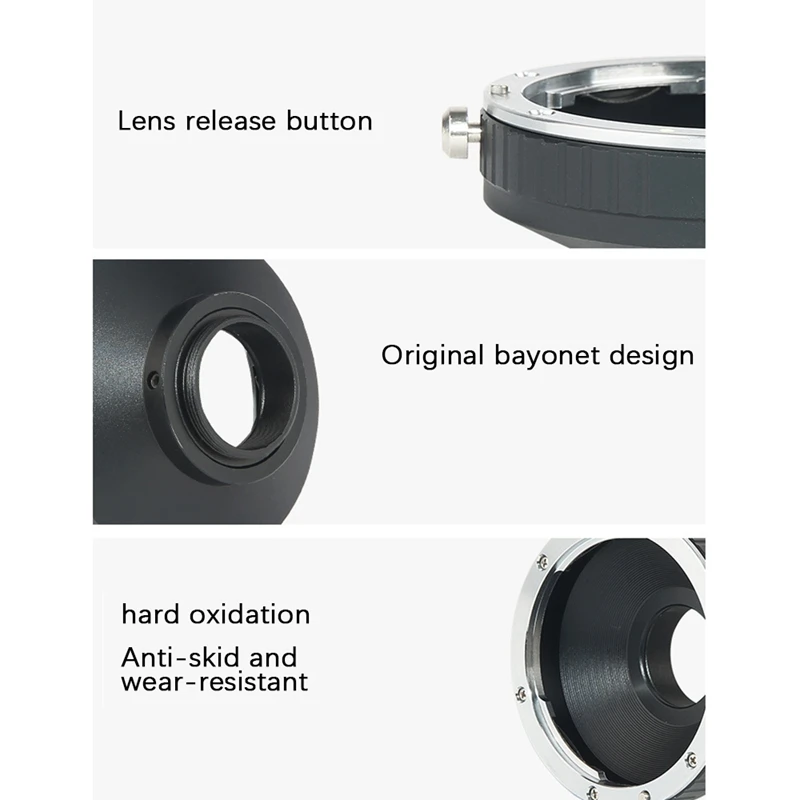 EOS-C Lens Adapter Ring For Canon EOS EF/EF-S Lens To C-Mount Cine Mount Camera