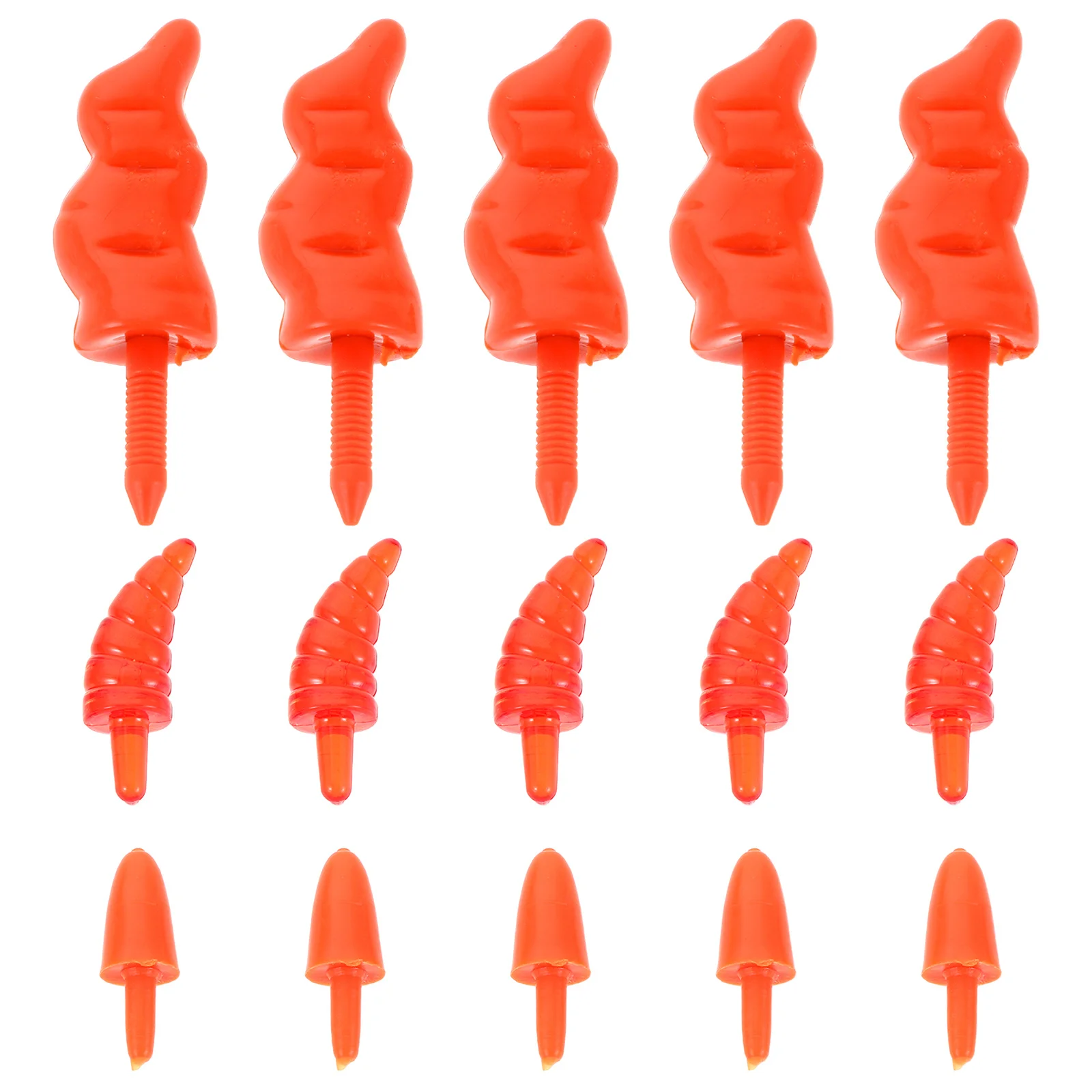 

150Pcs Christmas Snowman Nose Accessories Plastic Carrot Shape for DIY Snowman Craft Supplies Carrot Nose Craft
