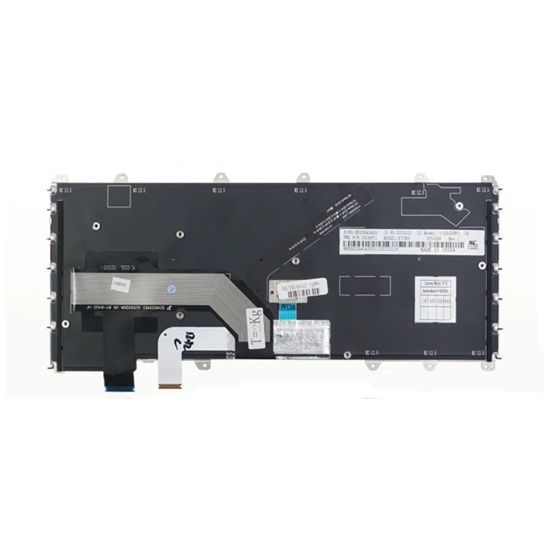 Original US backlight keyboard SILVER For ThinkPad Yoga260, Yoga370, X380 Yoga, 00UR671 00UR665 01HW655 01HX100 01AV716 01EN427