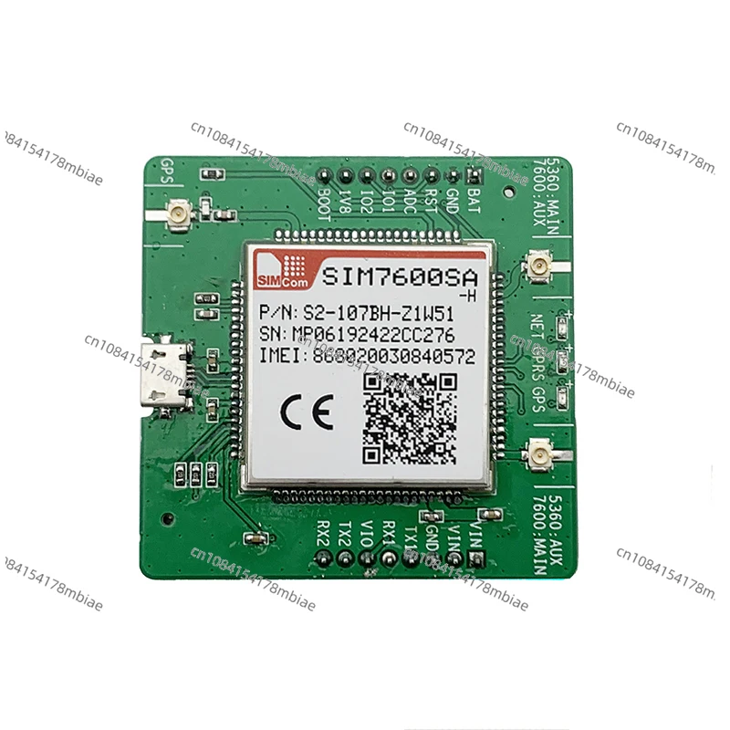 

SIMCOM SIM7600SA-H SIM7600SA Breakout Board with 4G PCB+GPS Antenna CAT 4 LTE Module for Australia/New Zealand LTE Mini Kit