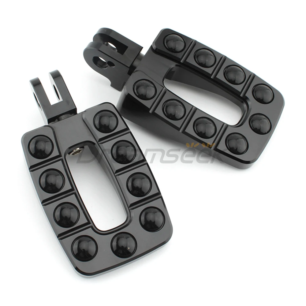 

Passenger Rear Footpegs Footrests Pedals for Triumph Bonneville T100 SE Speedmaster Motocycle Foot Rest Foot Peg Black Aluminum