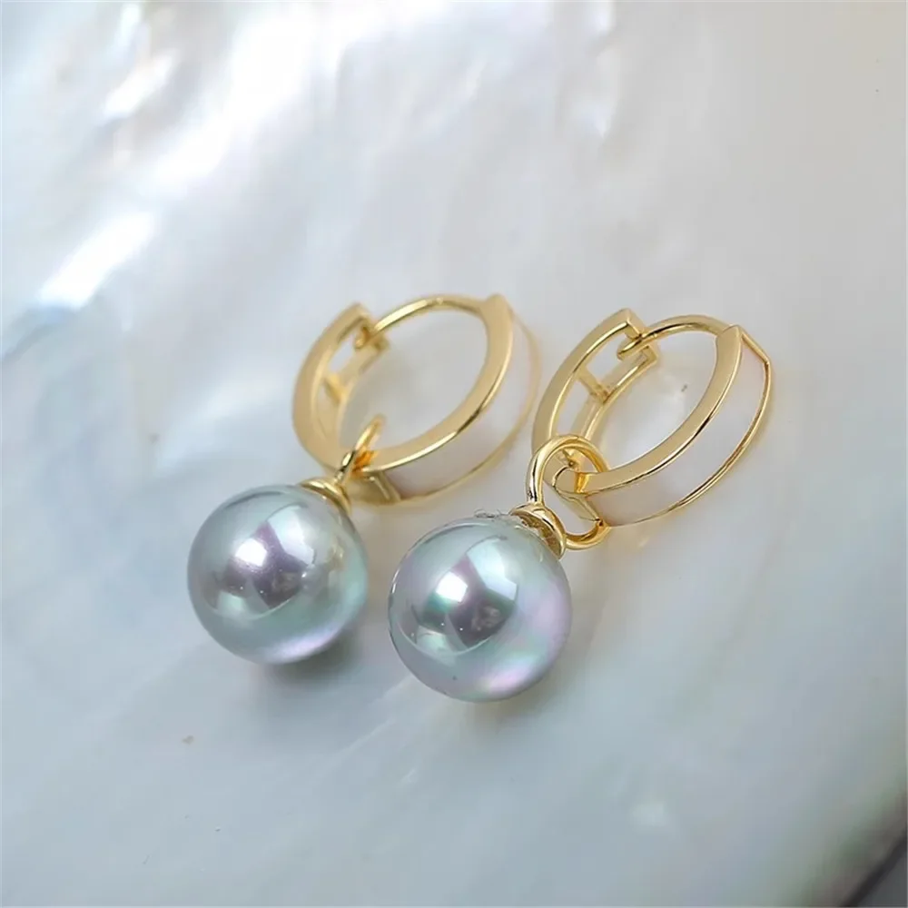 S925 Sterling Silver Pearl Earring Settings DIY Jewelry Making Supplies Blank Earring Posts for Handcrafted Accessories No Pearl