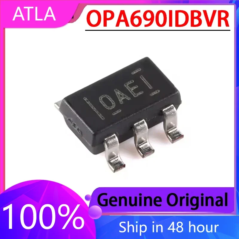 

2PCS Original New OPA690IDBVR Screen Printed OAEI SOT23-6 Operational Amplifier Chip in Stock