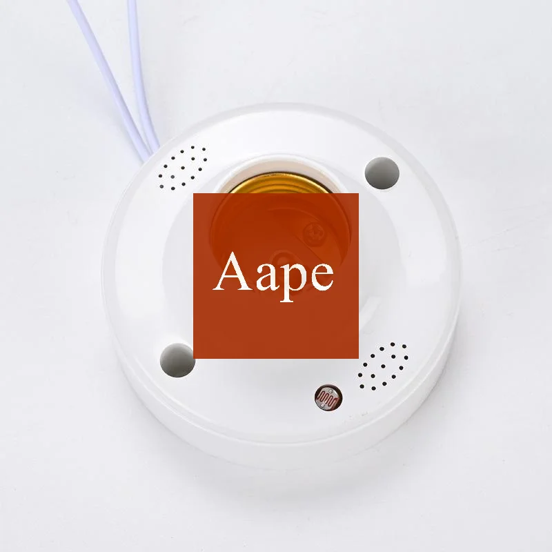 

1 шт. E27 винт светодиодный держатель лампы звук датчик управления освещением цоколь лампы переключатель задержки AC220V адаптер розетки