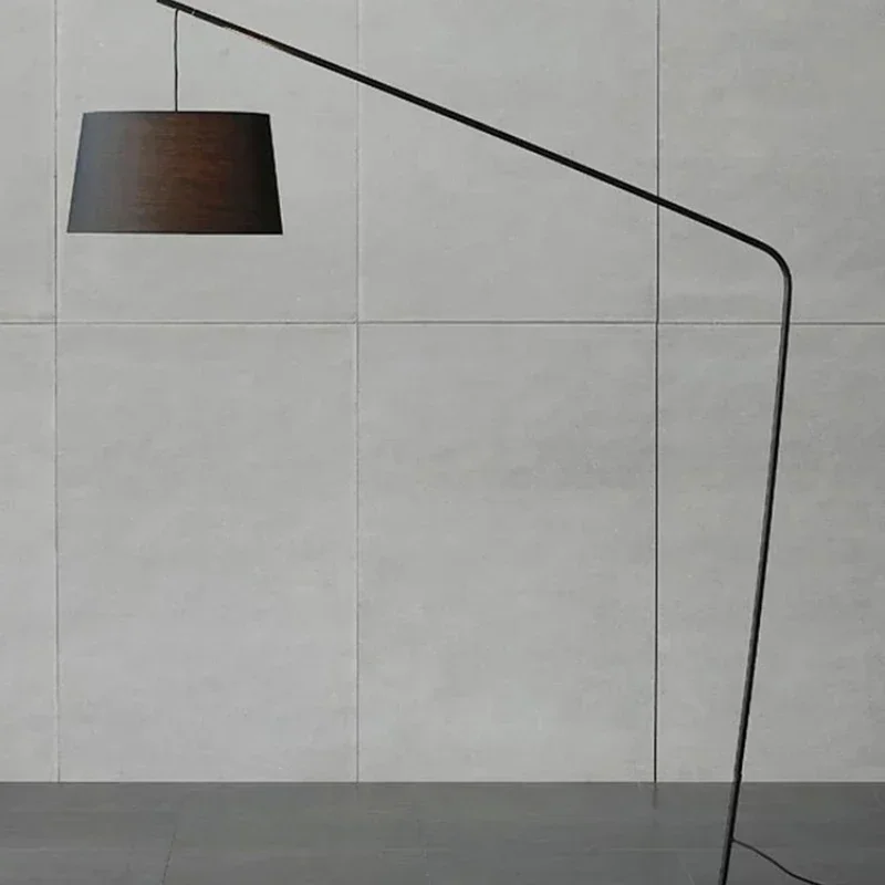 

Bedroom Night Fish Luring Lamp Black Designer Minimalist Art Floor Lamp