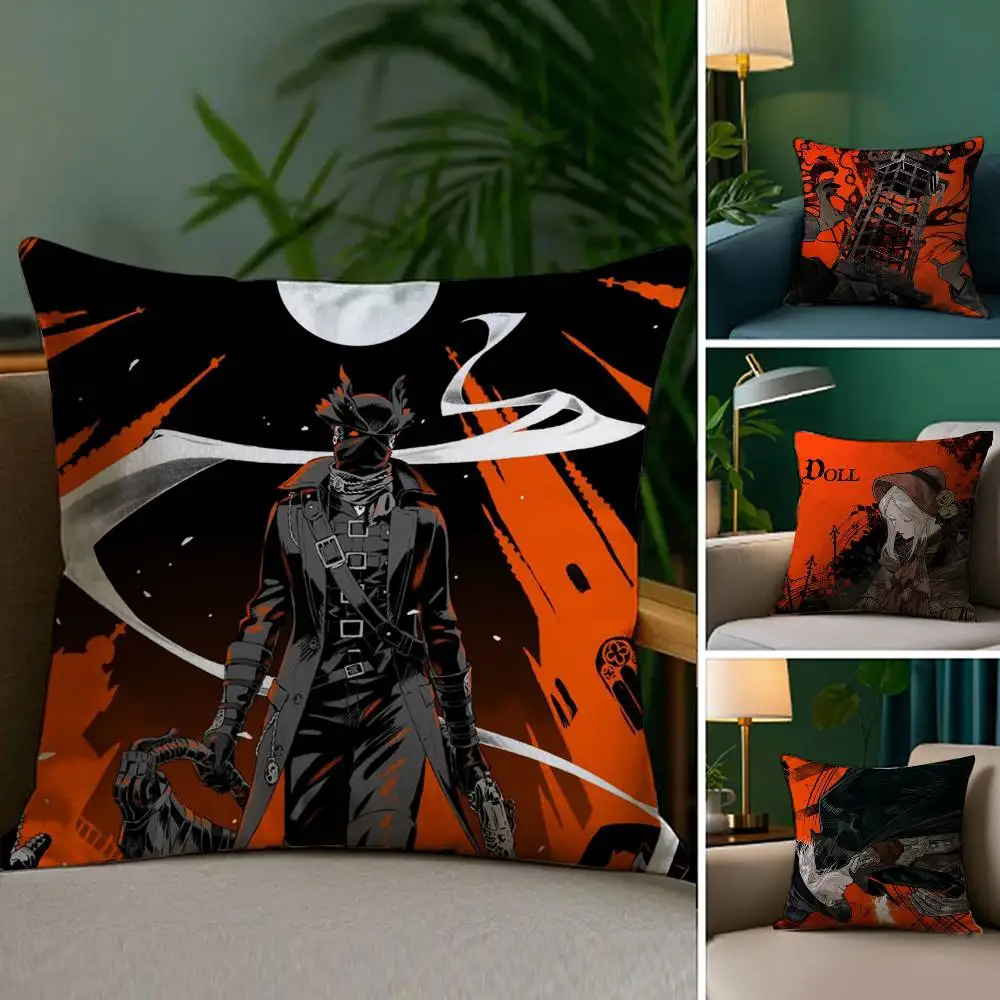 

B-Bloodborne C-Classic наволочка противопыльная наволочка невидимая молния шелковистая наволочка для диванной подушки