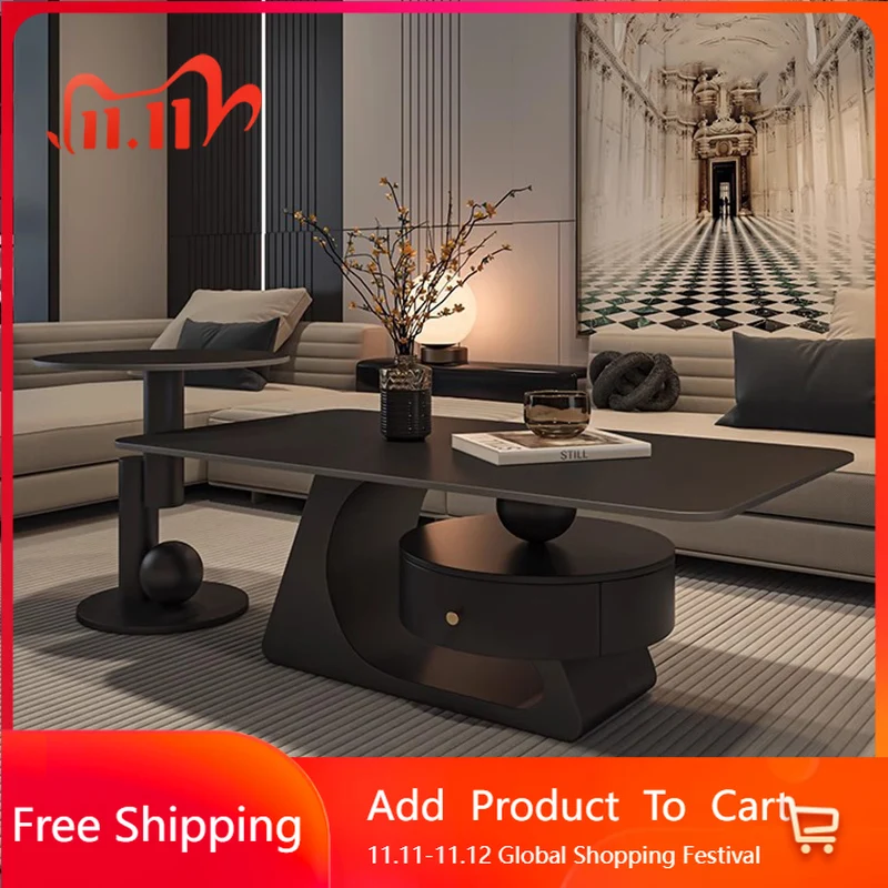 

Современное простое украшение журнального столика, роскошный дизайнерский приставной столик для гостиной, уникальная эстетичная вспомогательная постмодернистская мебель Mesa
