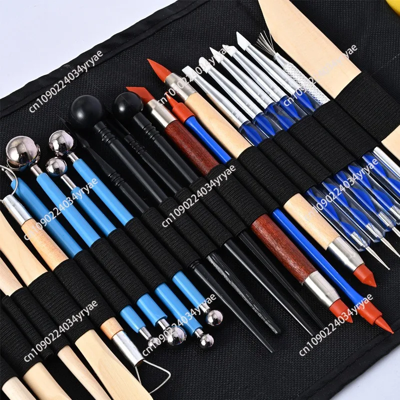 Ceramic tools 61-piece set DIY handmade soft pottery clay plastic knife pill stick stone plastic clay tool set