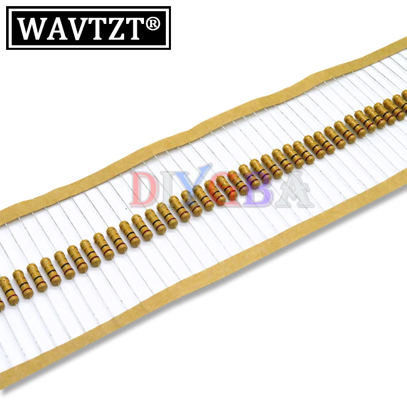 20 個 1 ワットカーボン皮膜抵抗器 2R 10R 22R 47R 100R 330R 1K 4.7K 10K 22K 47K 100K 330K 470K 1 2 10 22 47 100 330 5% 1R ~ 1M オーム