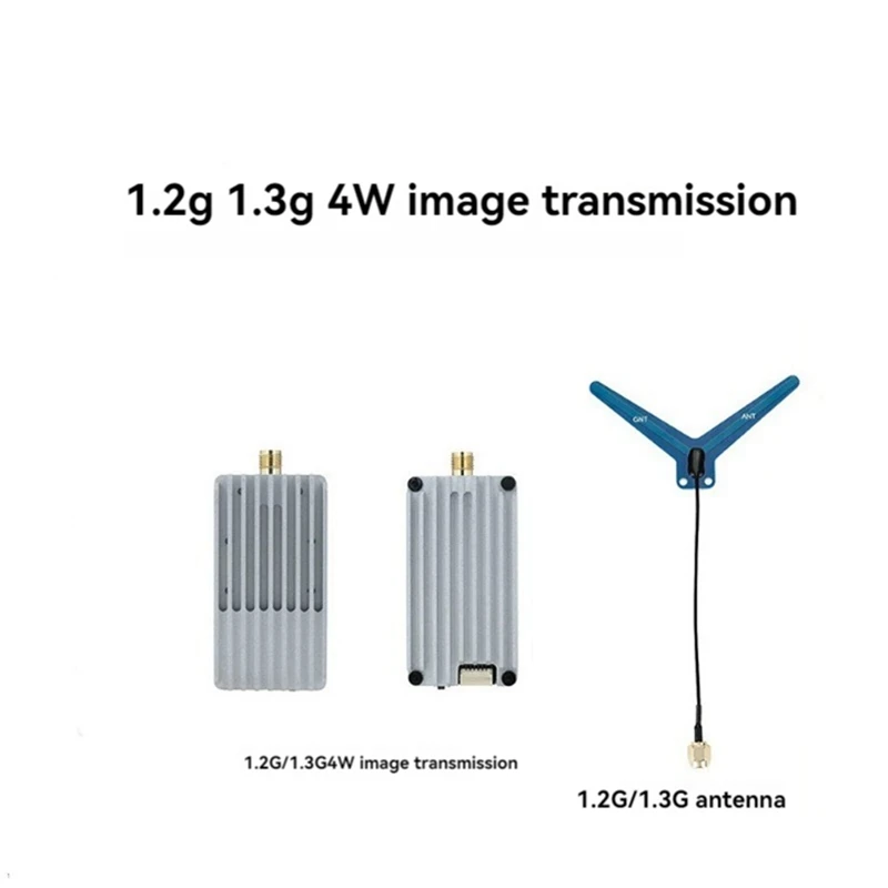 1.3G 4W VTX 8CH Audio Video FPV Transmitter Module For High-Power FPV Drone Fixed-Wing Long Range Transmitter