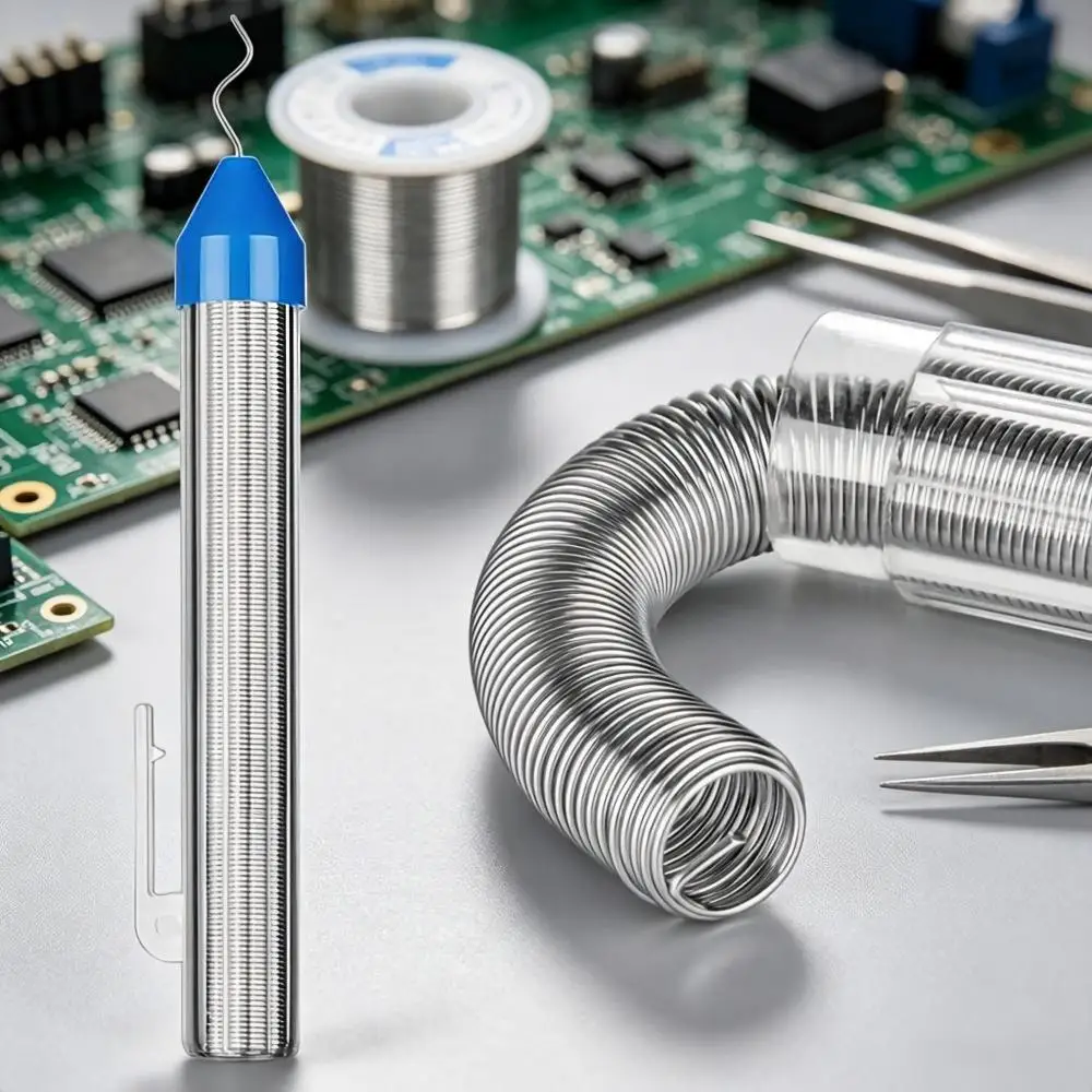 1‑3PCS Lead‑Free Rosin Core Soldering Tin Wire 0.8mm 1.0mm, Solder Wire for Precision SMD PCB Component Welding Repair Work