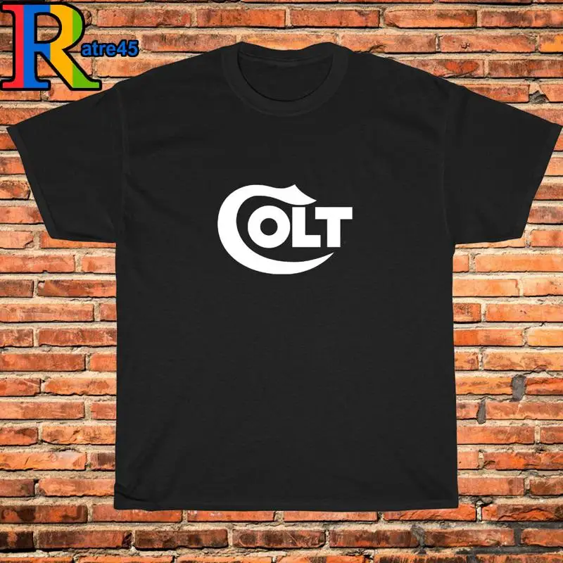 

New T Shirt COLT Guns Firearms Logo Symbol Black Grey White Navy Size S 3XL