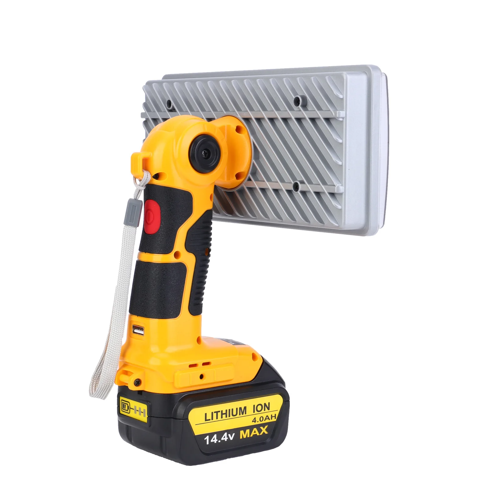 9 Cal 40W LED światło dla Dewalt DCB201 DCB200 18V akumulator litowo-jonowy odkryty LED światło robocze reflektor latarka z USB