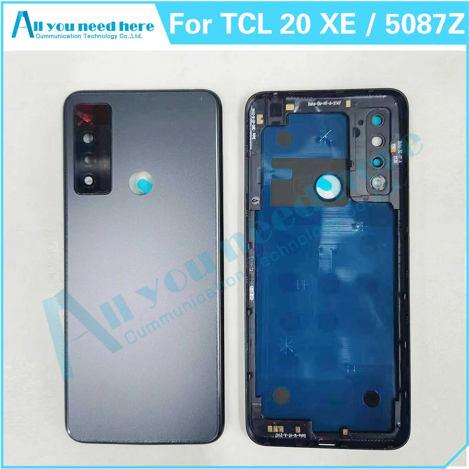 For TCL 20 XE 5087Z 20XE Battery Back Case Cover Rear Lid Housing Door Repair Parts Replacement