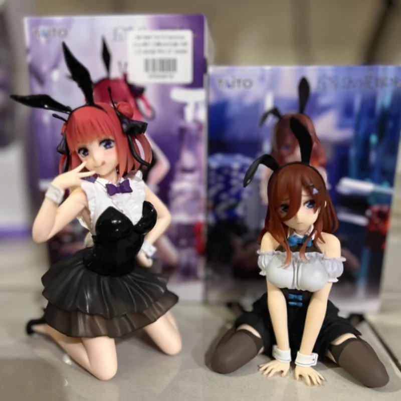 Authentieke TAITO TheQuintessentialQuintuplets Nakano Miku Rabbit Girl Landscape Action Figure Handgemaakte Anime Merchandise Ornament