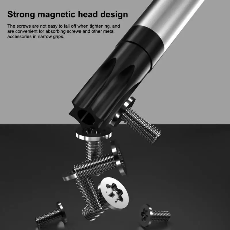 Sturdy Handheld Magnetic Torx Screwdriver; Optimal for Security Electronics Repair and DIY.