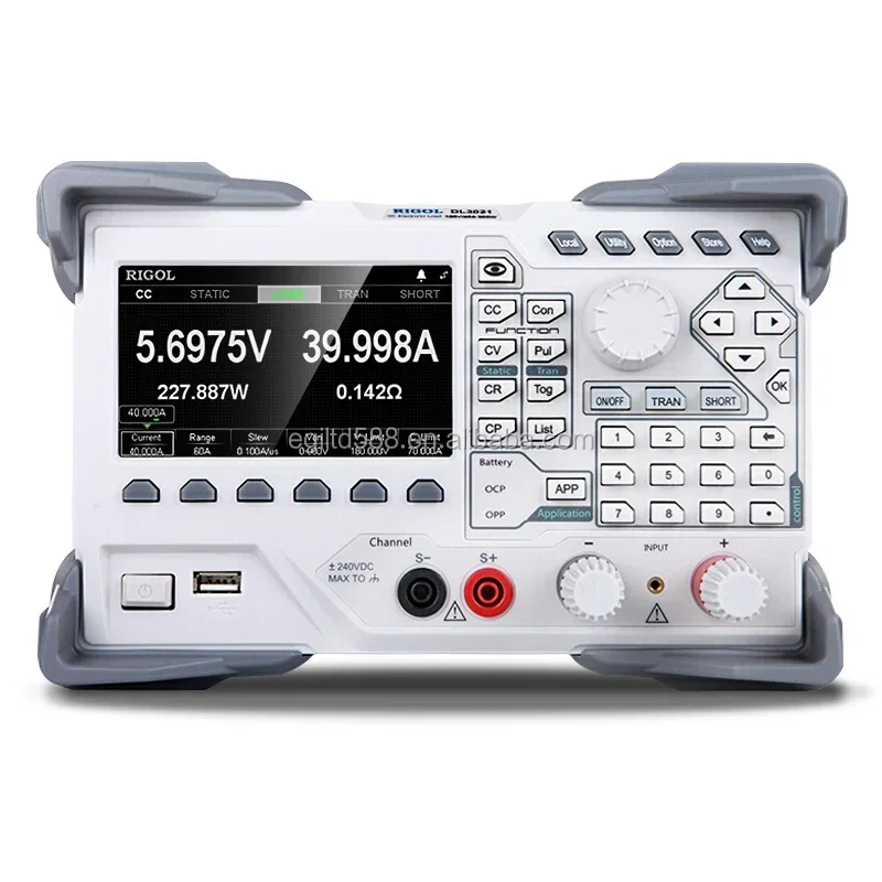 DL3021 Single Channel Programmable DC Electronic Load 200W 150V 40A 15kHz with 4.3-inch TFT LCD