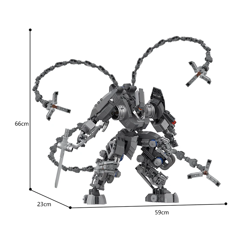 Mecha Warrior Building Blocks Set Action Figure Mecha Robot Bricks Building Blocks Movie Battle Robot Model Toy for Kids Gift