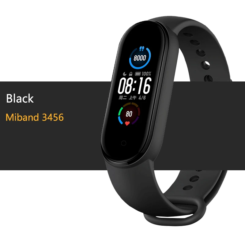 Strap For Xiaomi Mi Band 7 5 4 3 Bracelet Silicone Wristband belt Replacement Smart watch TPU For Xiaomi Band 6 MiBand 4 5 Strap