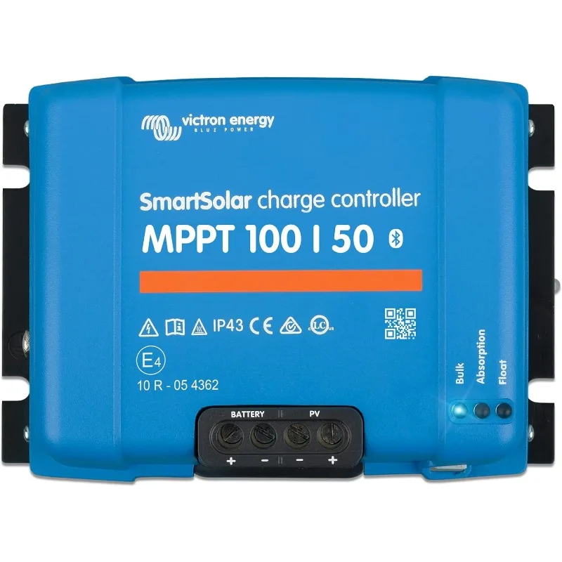 

SmartSolar MPPT Solar Charge Controller (Bluetooth) - Charge Controllers for Solar Panels - 100V, 50 amp